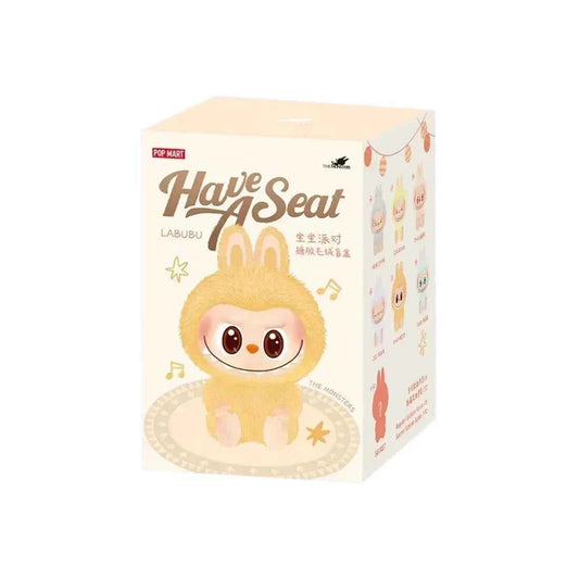 Тъмно Кафяв Labubu Have A Seat Box - ТАЕН МОДЕЛ