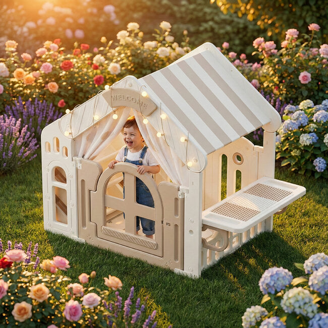 Мултифункционална детска къщичка за игра