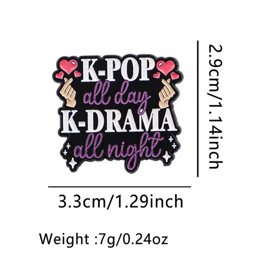 🖤 K-POP значка — мини аксесоар за истински фенове