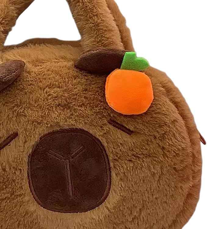 Плюшена чантичка Капибара Прасковка