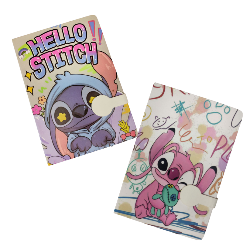 Тетрадка Stitch с магнитно закопчаване