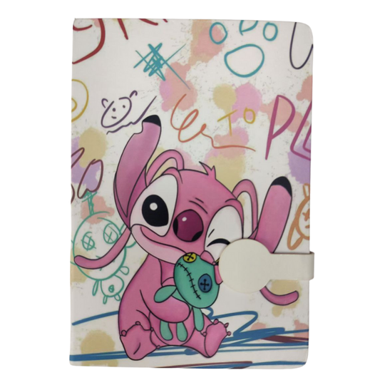 Тетрадка Stitch с магнитно закопчаване