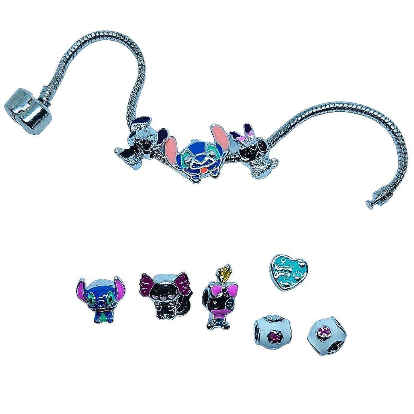 Гривна тип "Пандора" с талисман Stitch