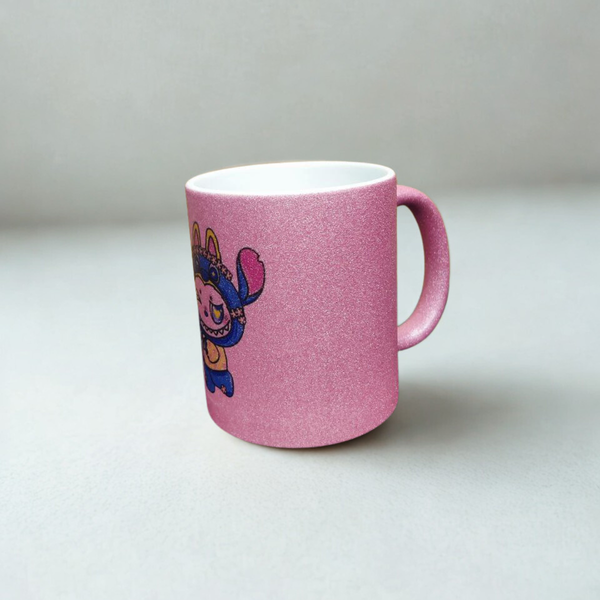 Искряща керамична чаша Лабубу за принцеси