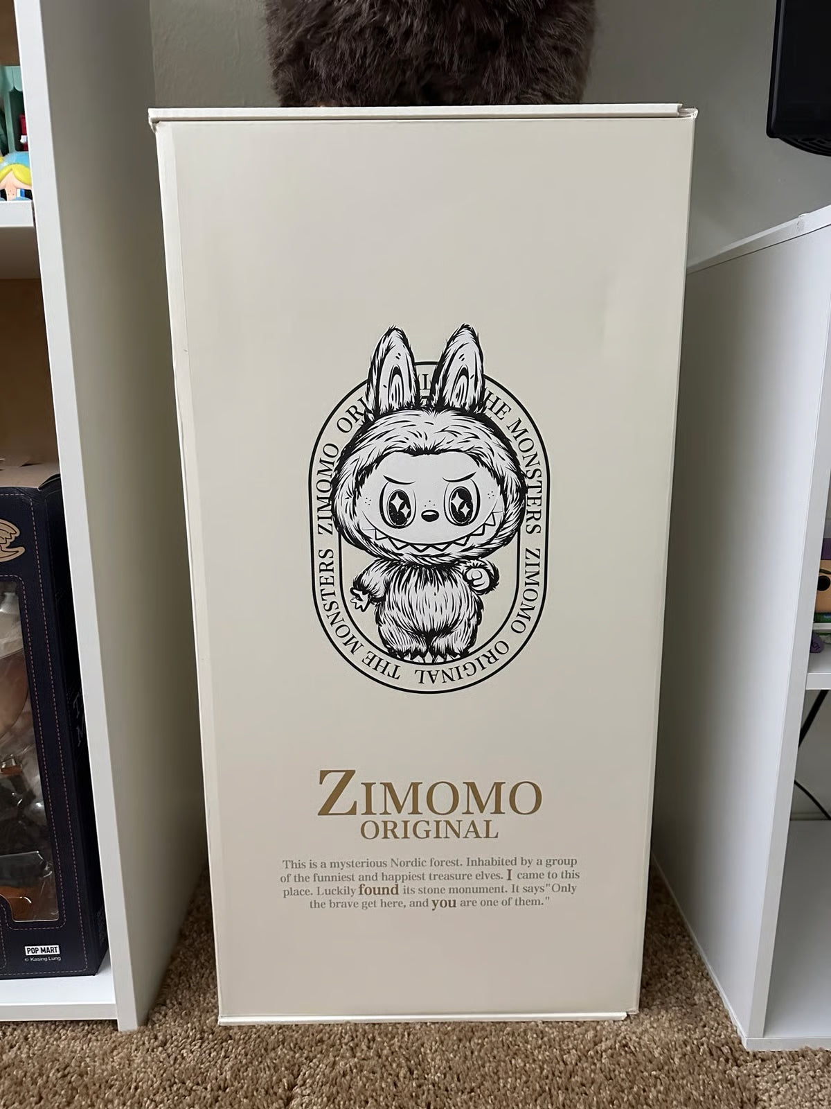 Колекционерска кукла Labubu Zimomo - I Found You, 35 см.