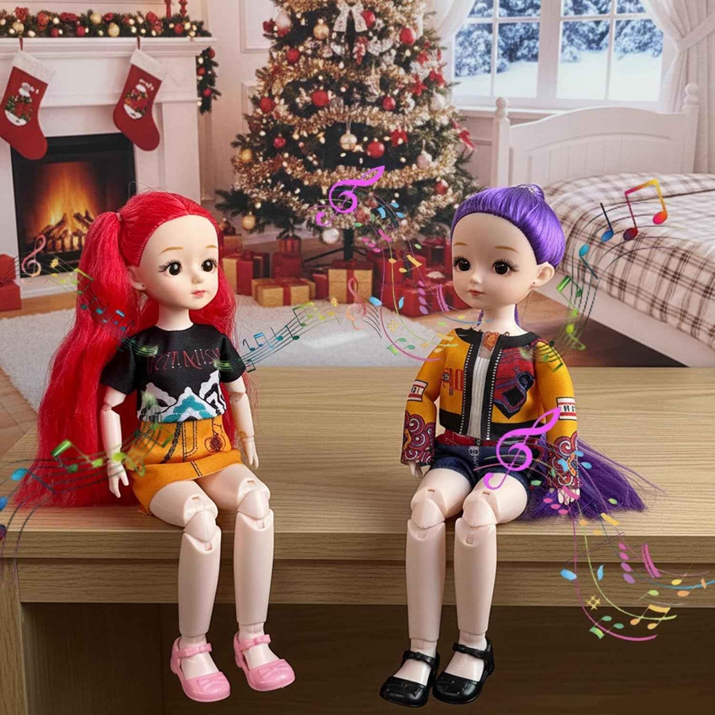 Пеещи K-POP Demon Hunters кукли 30 см – светещо сърце и музика