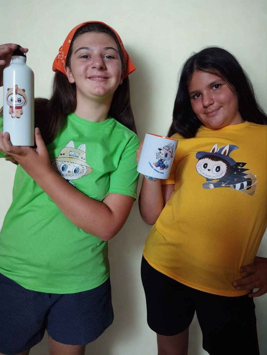 Най-яката Labubu тениска (зелена)