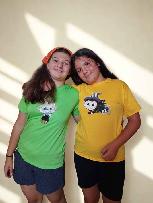 Най-яката Labubu тениска (зелена)