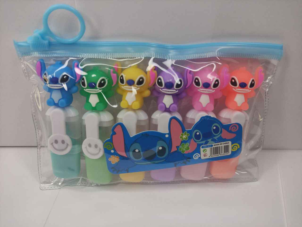 Комплект 6 бр. цветни маркери STITCH