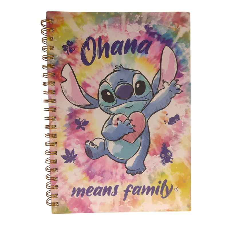 Тетрадка Stitch голям формат, широки редове