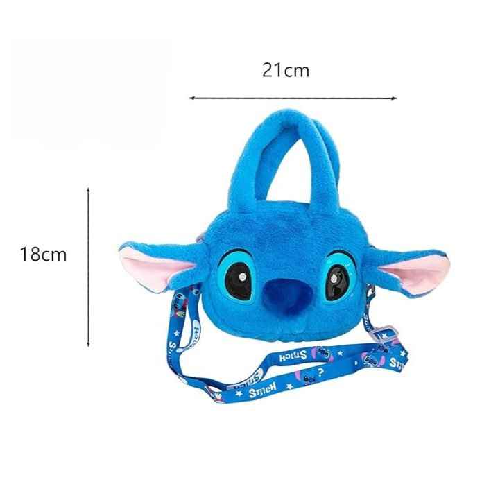 Плюшена чантичка Стич – 21×18 см