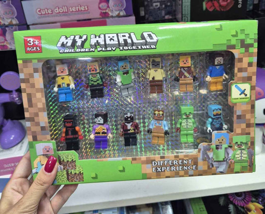 Комплект мини фигурки Blockheroes – 12 броя