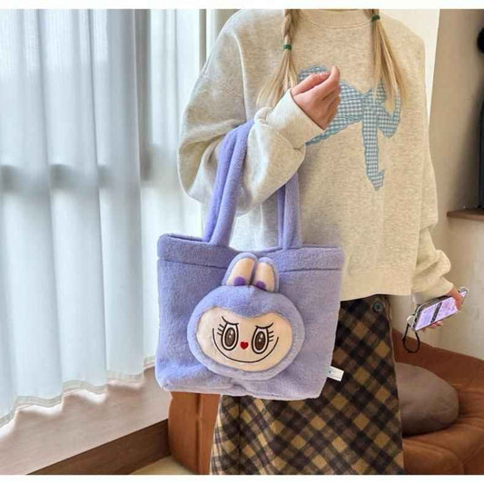 Плюшена чанта Labubu с ушички