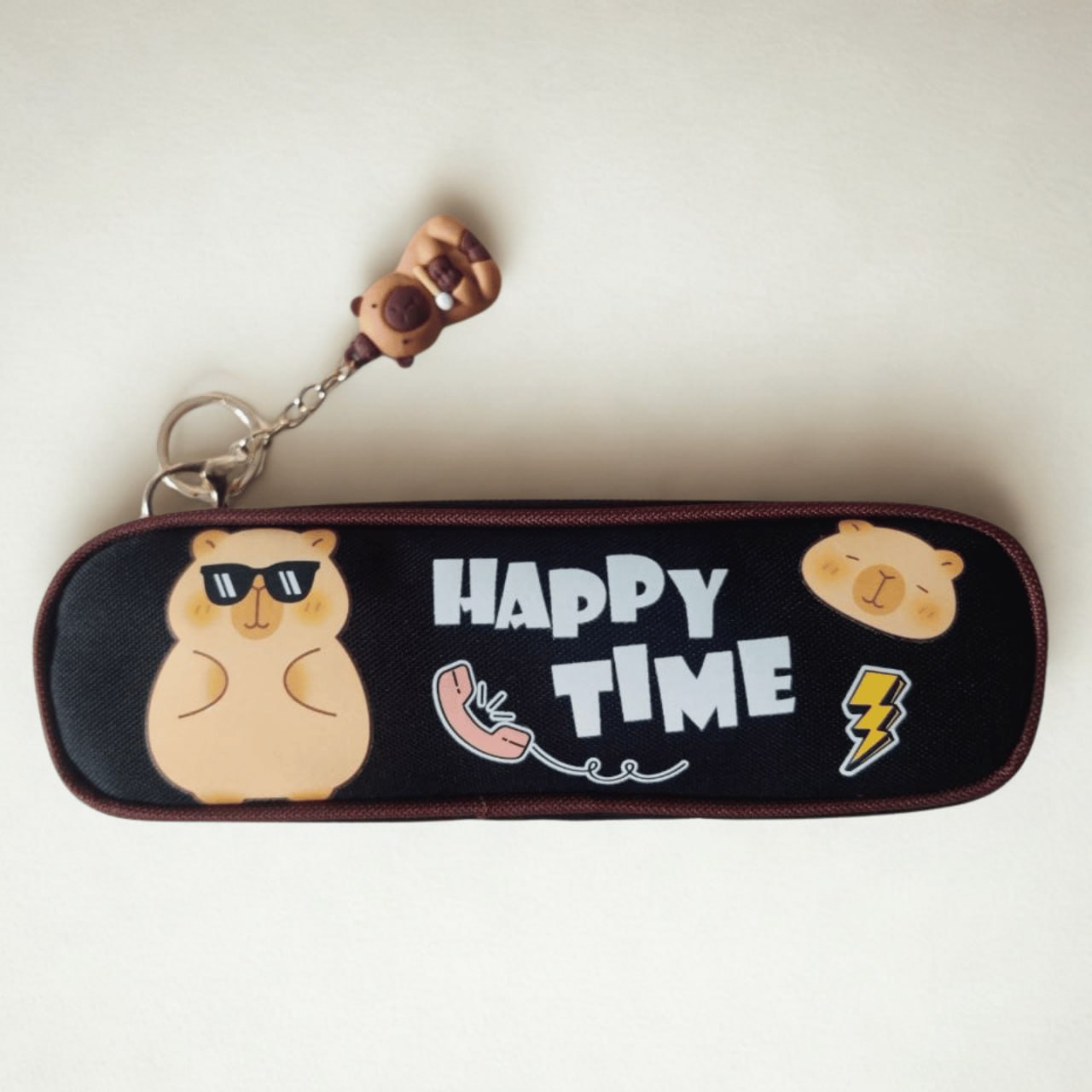 Ученически несесер Happy Time с капибара – весел дизайн за училище и път