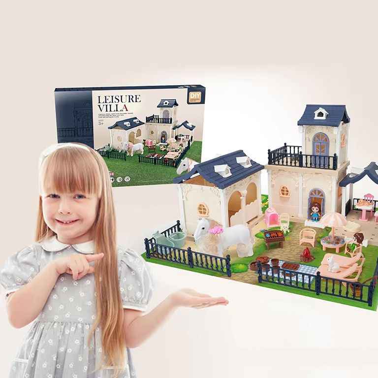 DIY комплект Луксозна Вила с Конюшня – Мечта