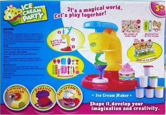 Творчески комплект с пластилин – Сладоледено парти