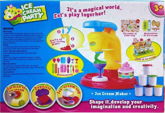 Творчески комплект с пластилин – Сладоледено парти