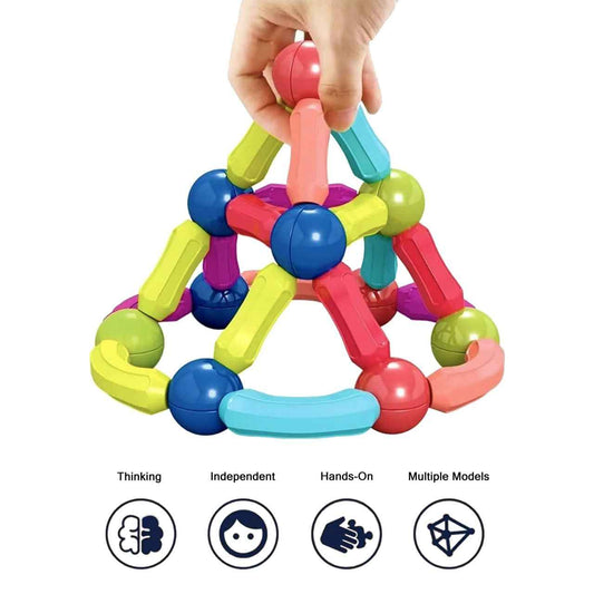 Магнитен конструктор Magic Magnetic – образователен сет 58 части