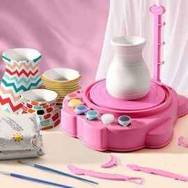 Детско грънчарско колело Pottery Machine – творчески комплект за малки артисти