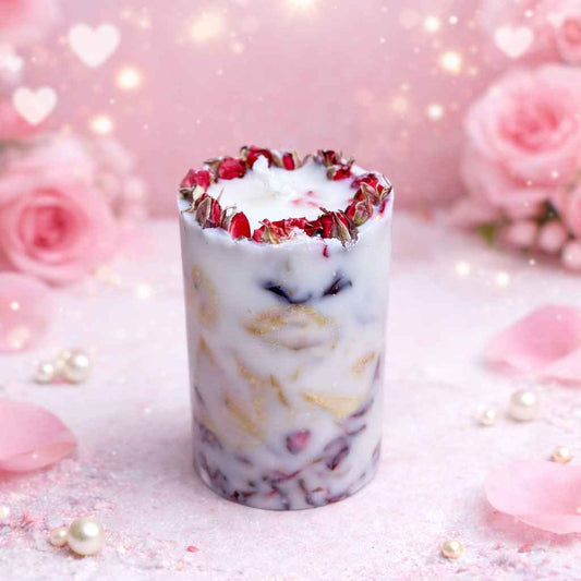 Ароматна свещ за любим човек – Роза