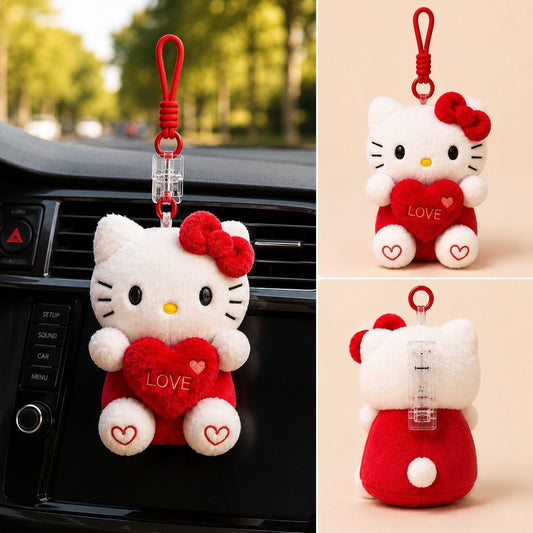 Мултифункционална Плюшена Висулка Hello Kitty LOVE (10-12 см)