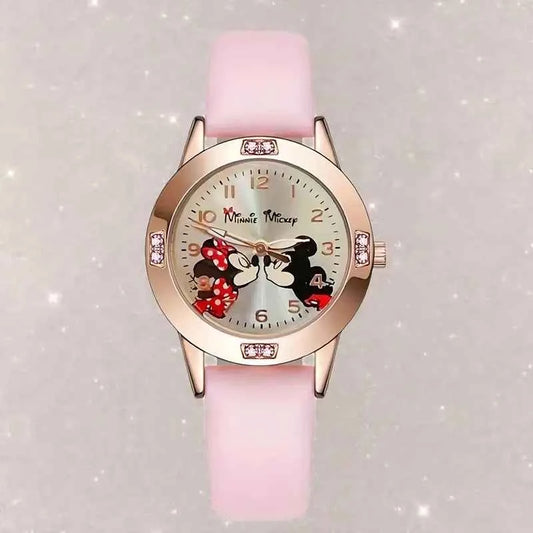 Детски ръчен часовник Minnie & Mickey Mouse – бял или розов