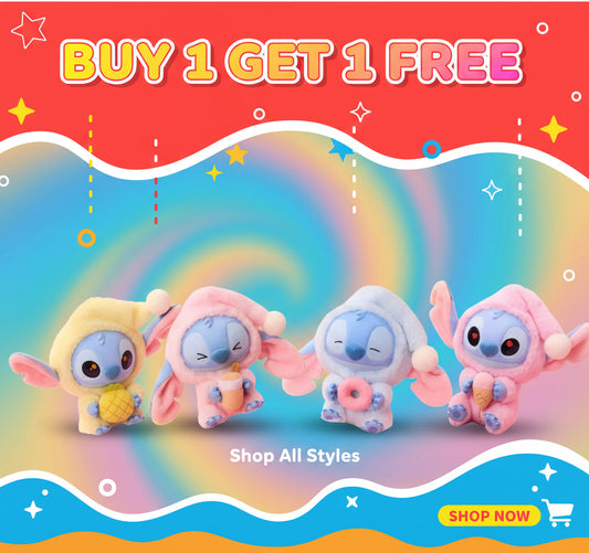 Labubu Stich - пакет от 6 фигури Стич