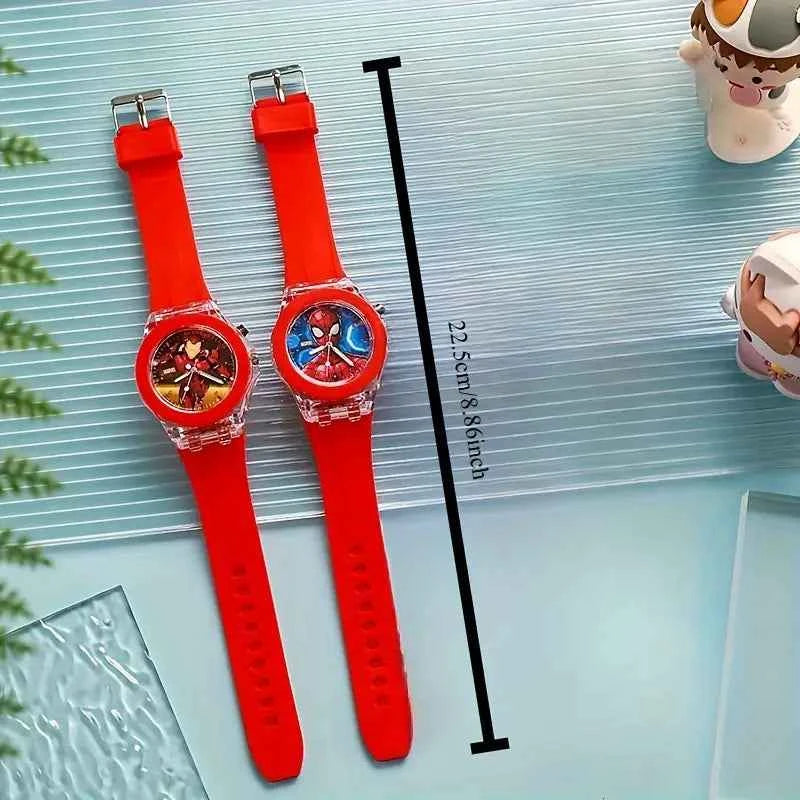 Светещ детски часовник Marvel – Captain America, Iron Man, Spider-Man