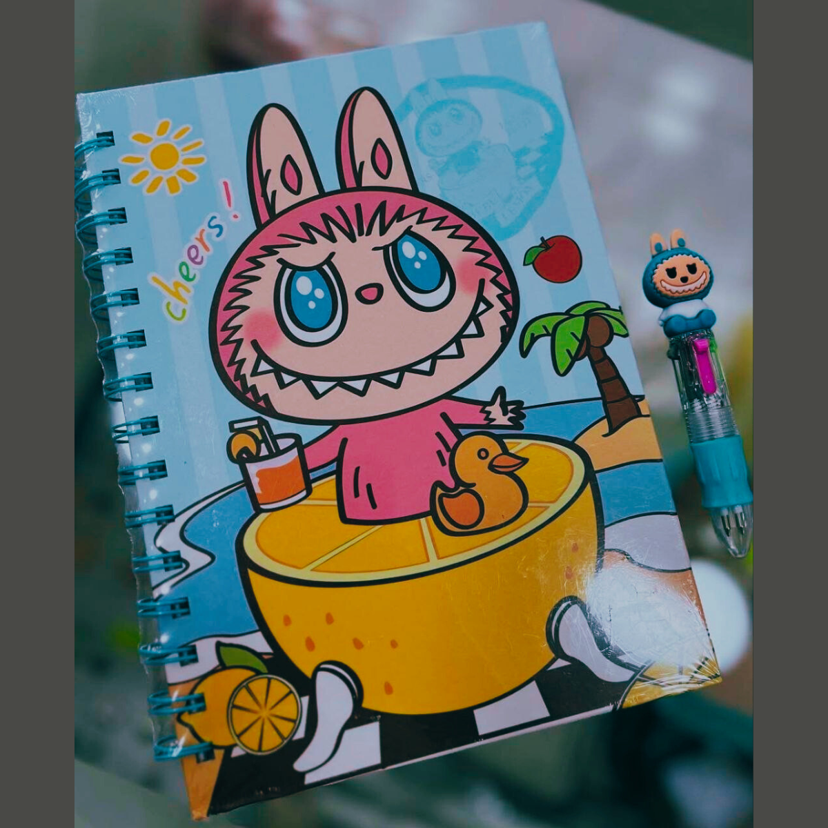 Тетрадка (малък формат) Labubu 100 л. широки редове