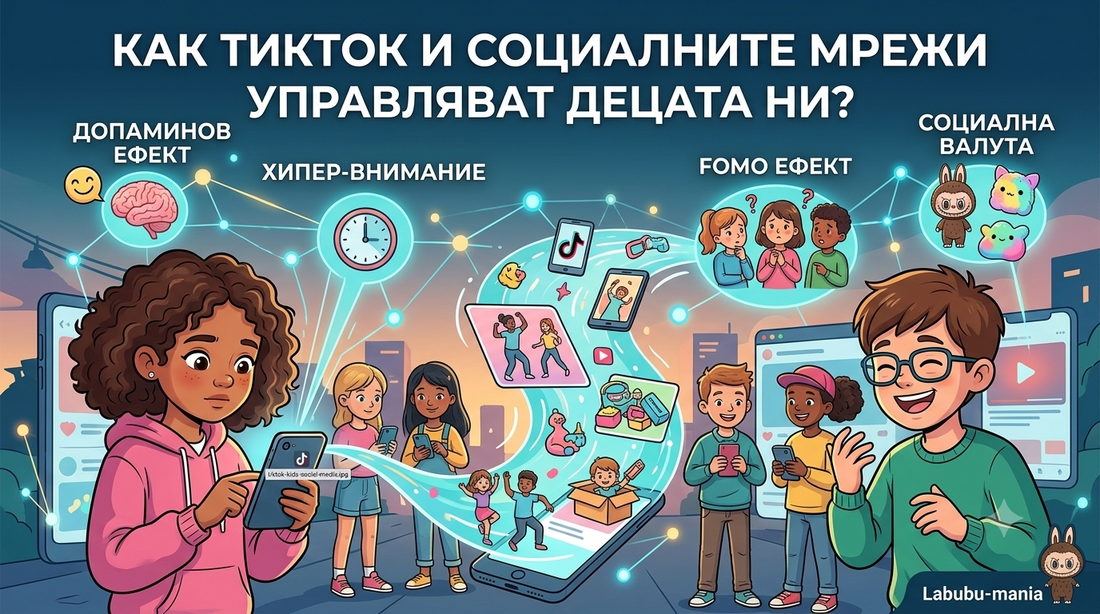 Дигитално детство: Управляват ли TikTok и социалните мрежи децата ни?