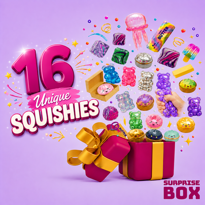 Squishy Surprise Box - мистериозни кутии с много изненади