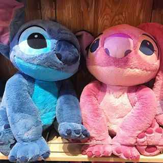 Гигантски плюшен Stitch и Angel – 140 см | Огромен, мек и впечатляващ!