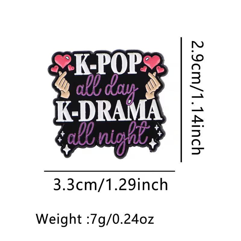 🖤 K-POP значка — мини аксесоар за истински фенове