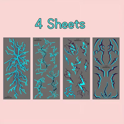 Светещи в тъмното K-Pop Gothic Татуировки