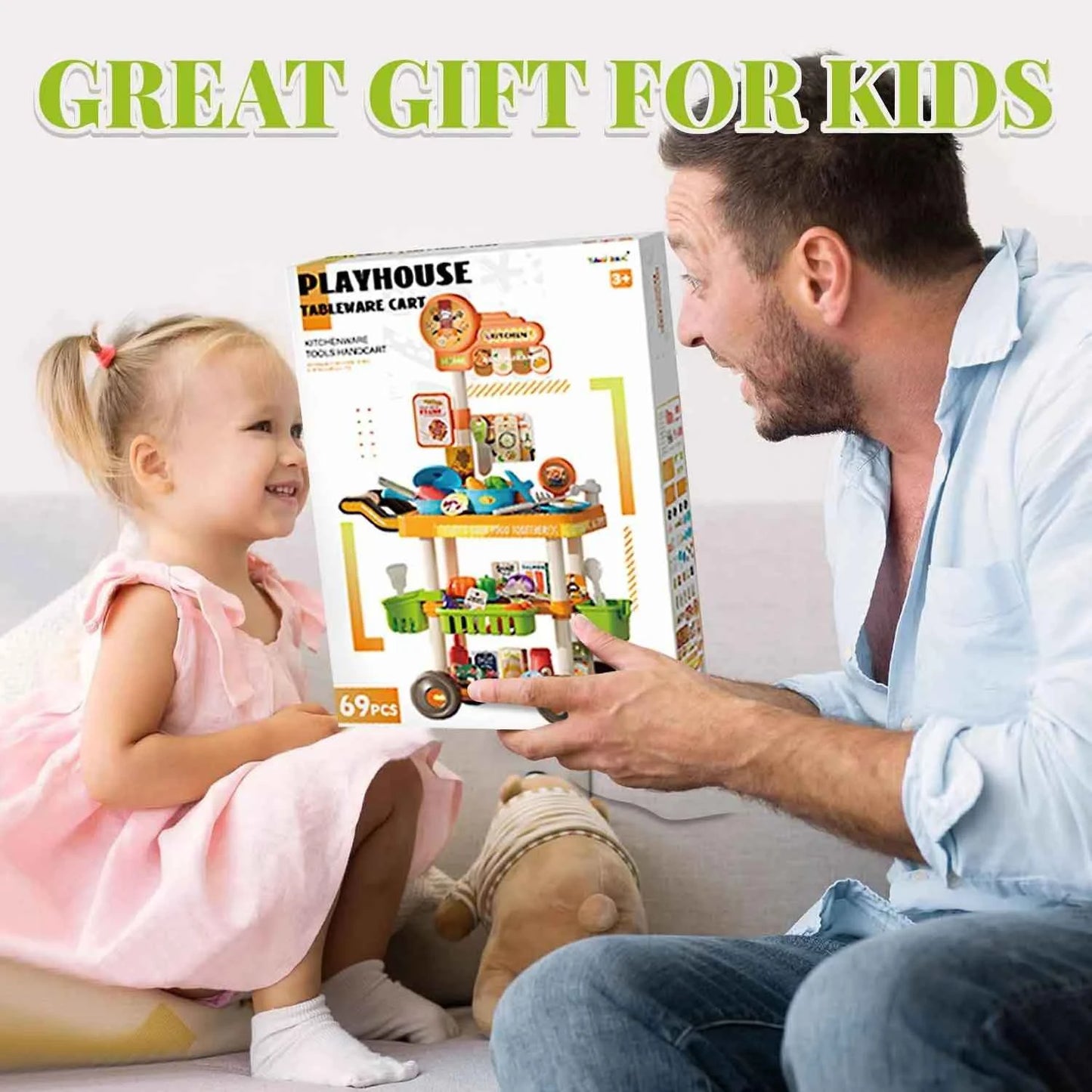 Детска кухненска количка Playhouse