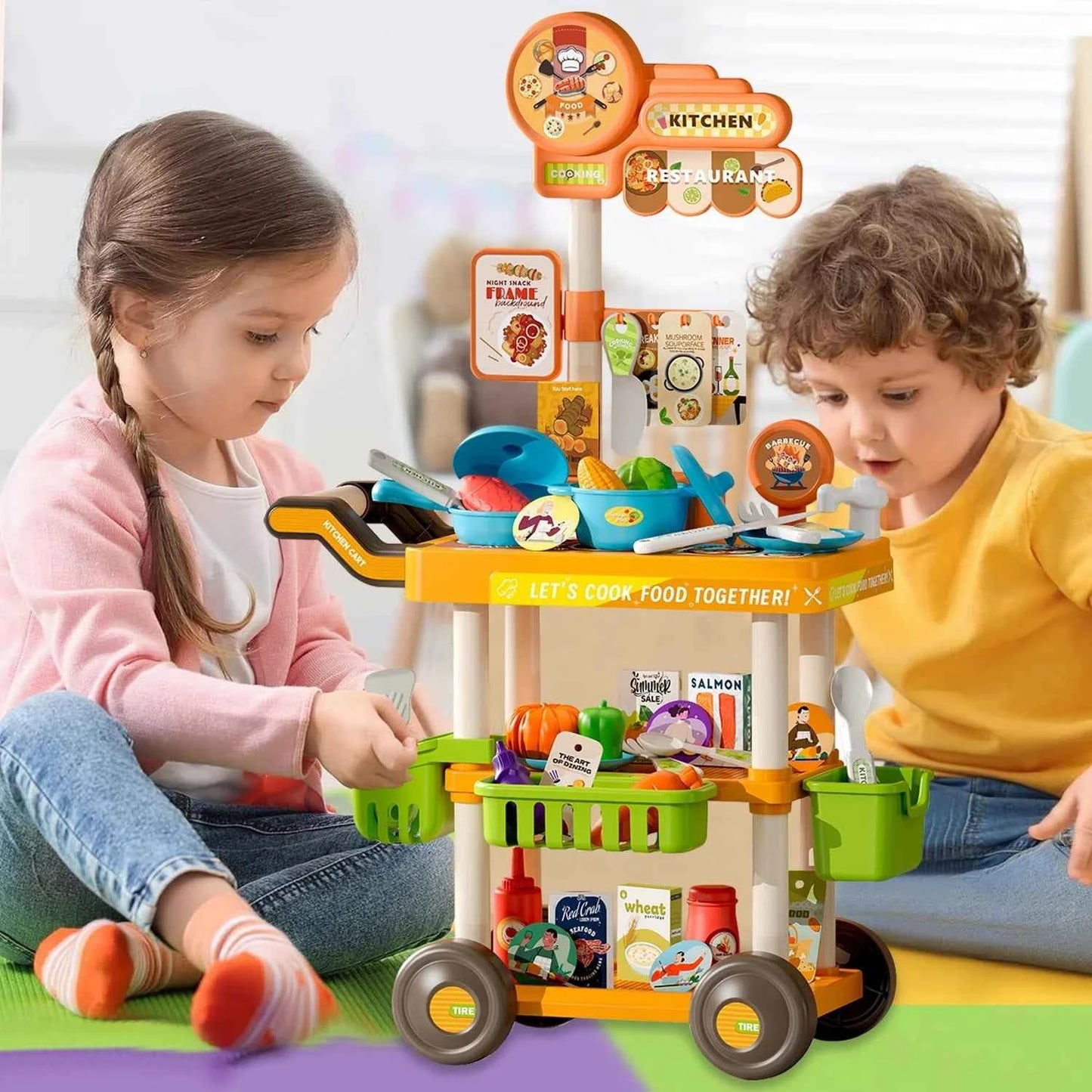 Детска кухненска количка Playhouse