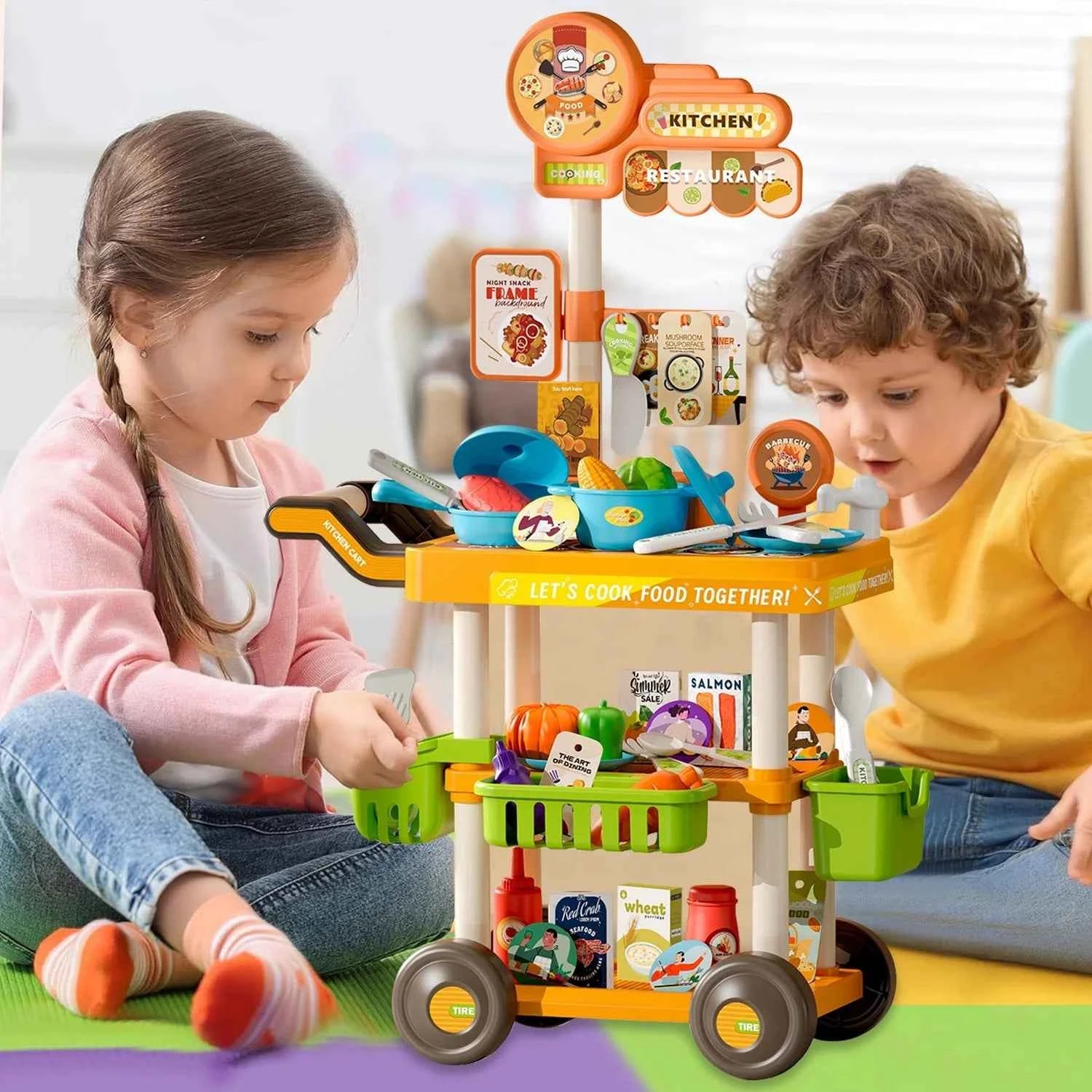 Детска кухненска количка Playhouse