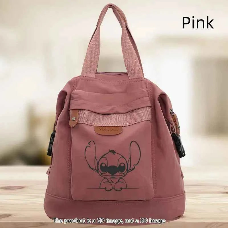 Детска раница Стич - розова