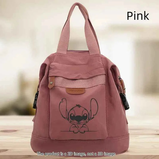 Детска раница Стич - розова
