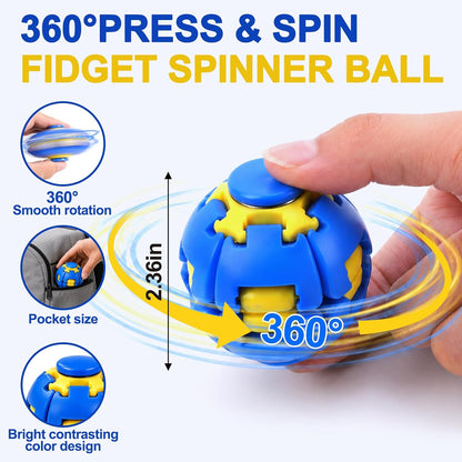 Fidget Spinner – Сензорна Играчка за Фокус и Антистрес