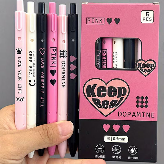 К-POP комплект 6 броя химикалки – Забавен дизайн за фенове