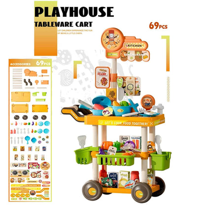 Детска кухненска количка Playhouse