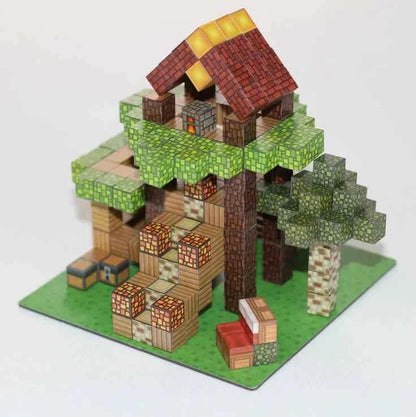 Магнитен конструктор Minecraft – 48 части