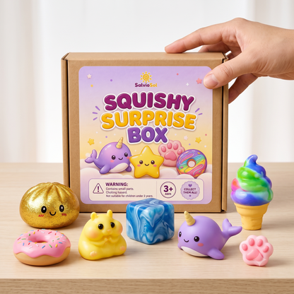 Squishy Surprise Box - мистериозни кутии с много изненади