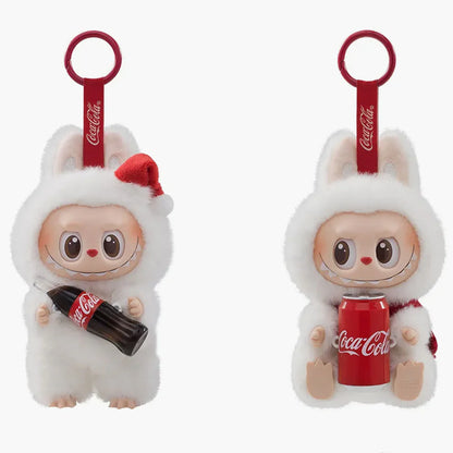 Păpușă de pluș Labubu, seria Coca-Cola, 12 cm