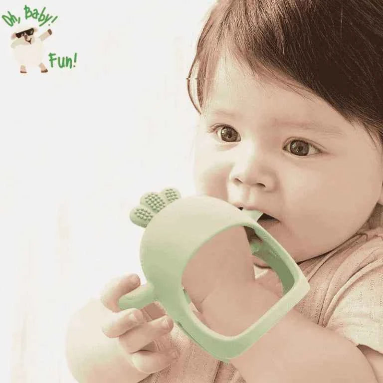 Бебешка силиконова гризалка – облекчава никненето на първите зъбки