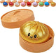 Блестящо брокатено Squishy Dumpling антистрес играчка в мистериозен цвят и декоративна кутийка