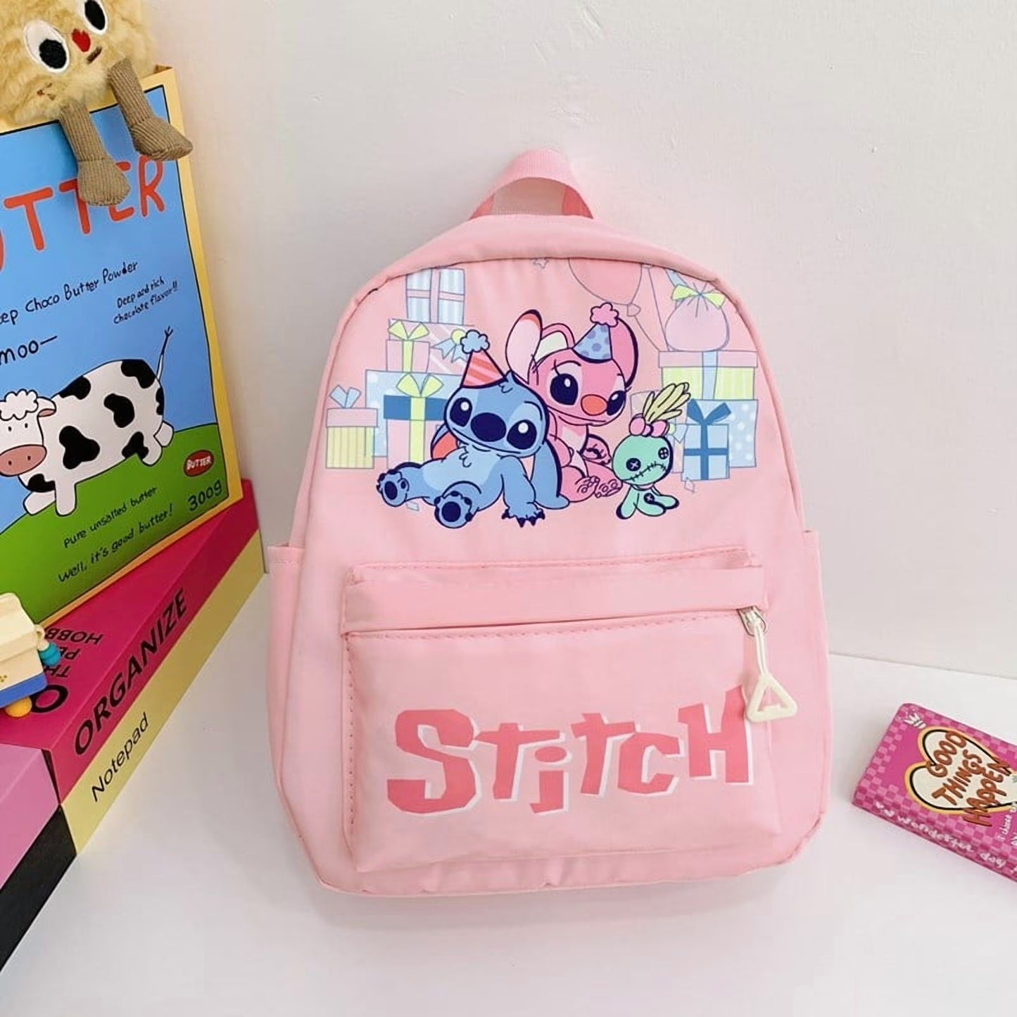 Детска раница Stitch – различни модели (розов и син цвят)