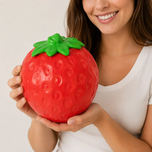 Giant Squeeze Strawberry 20 см – Ароматизирано Гигантско Скуиши