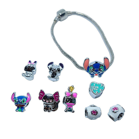 Гривна тип "Пандора" с талисман Stitch